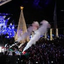 El parque Bolívar fue el lugar en donde se dio inauguración a la convocatoria navideña de Palmira.