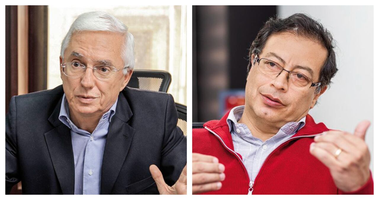 Jorge Enrique Robledo y Gustavo Petro.
