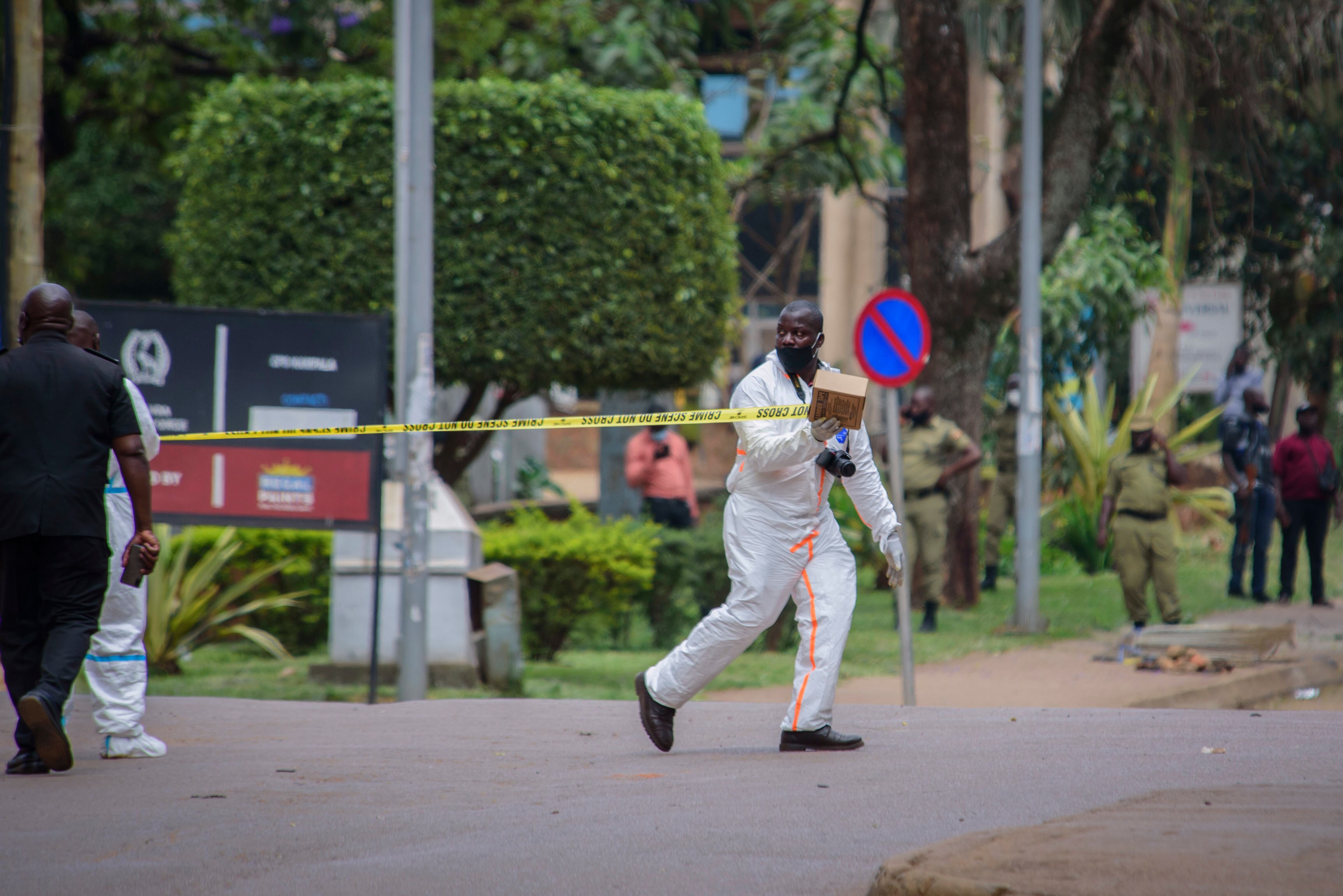 (AP Photo/Nicholas Bamulanzeki)