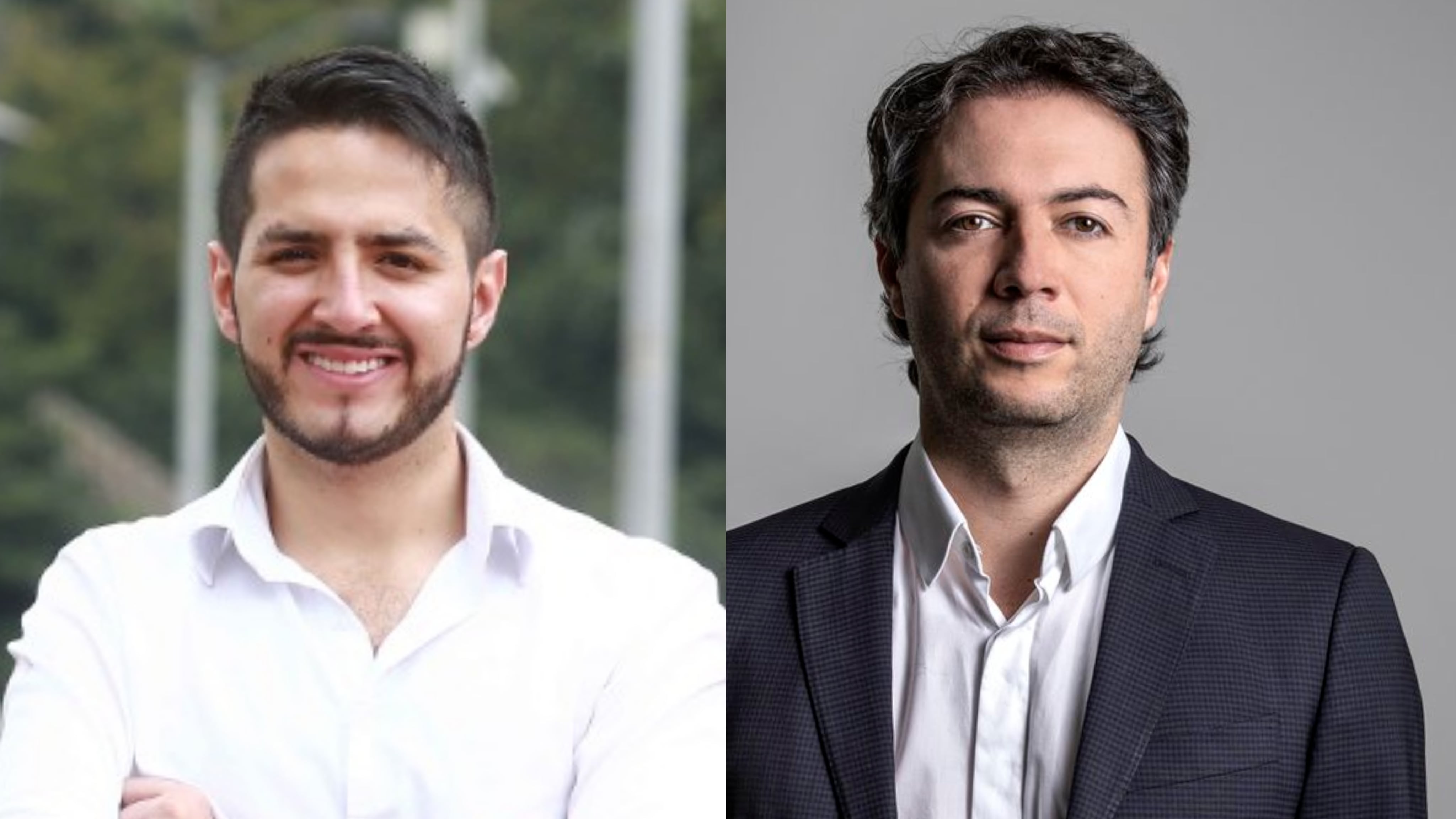 El secretario Juan David Duque y el alcalde Daniel Quintero