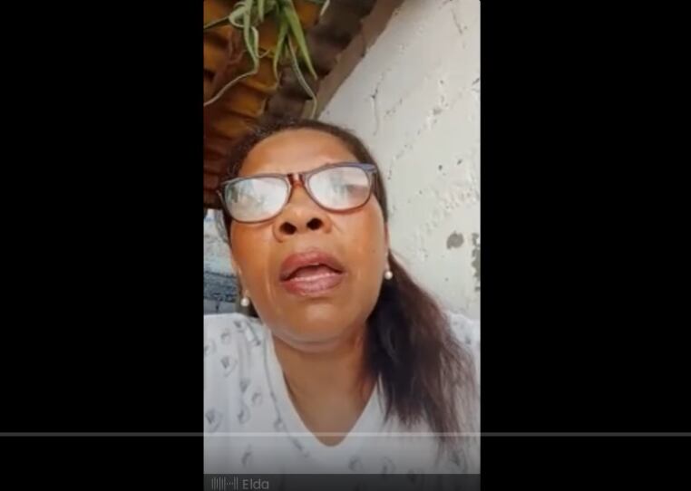 Karina declaró ante Justicia y Paz.