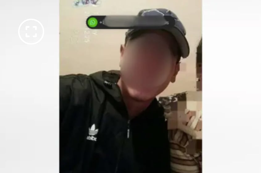 En la imagen, alias Joan.