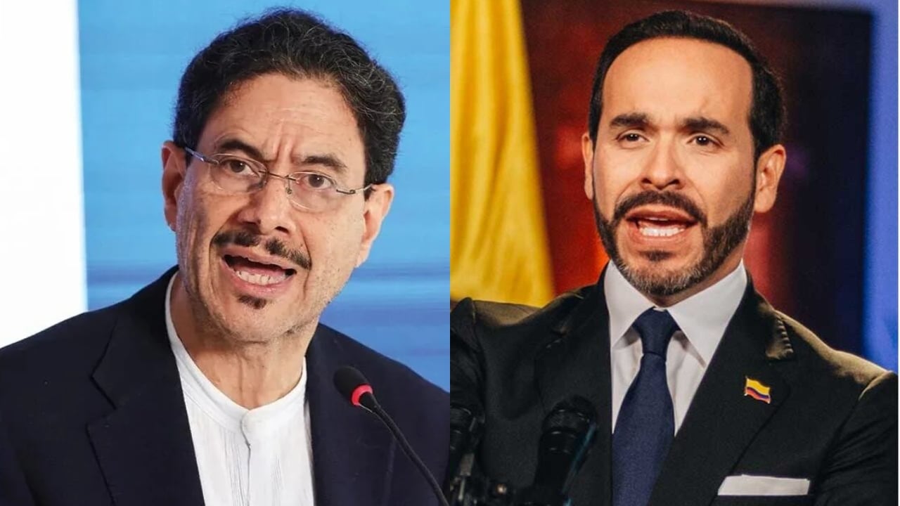 Senador Iván Cepeda y el presidente Abelardo De La Espriella.