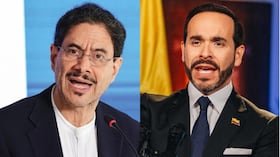Senador Iván Cepeda y presidente Abelardo De La Espriella.