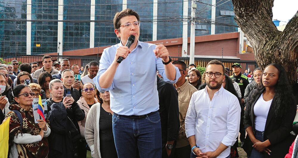 Miguel Uribe Turbay el día del atentado.