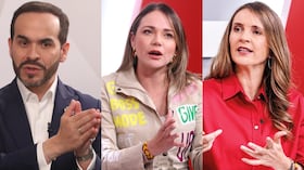 De izquierda a derecha: Abelardo de la Espriella, Carolina Arbeláez y Paloma Valencia.