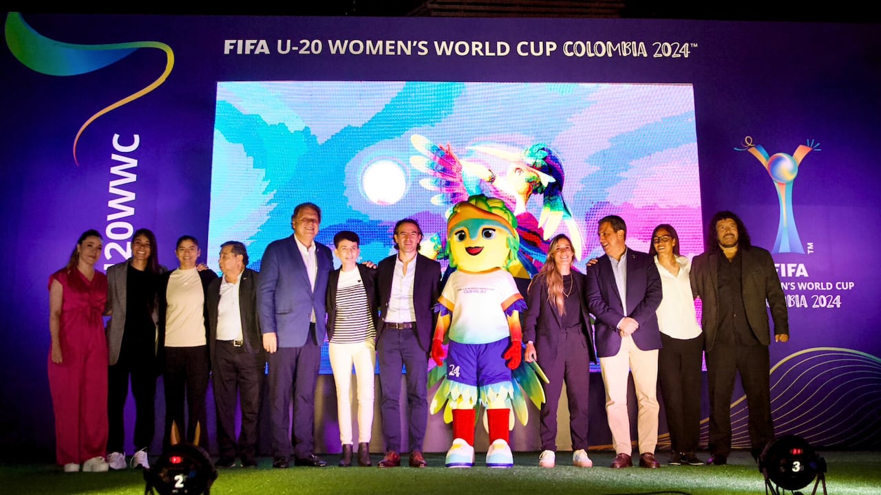 Evento de presentación de la mascota oficial de la Copa del Mundo Femenina Sub-20 en el Jardín botánico de Medellín.