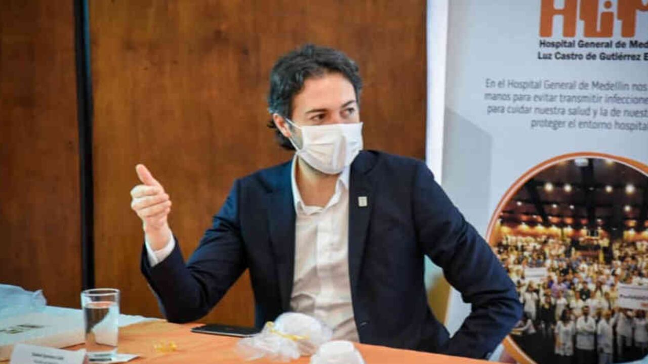 Alcalde de Medellín, Daniel Quintero, positivo para coronavirus/Foto: archivo SEMANA
