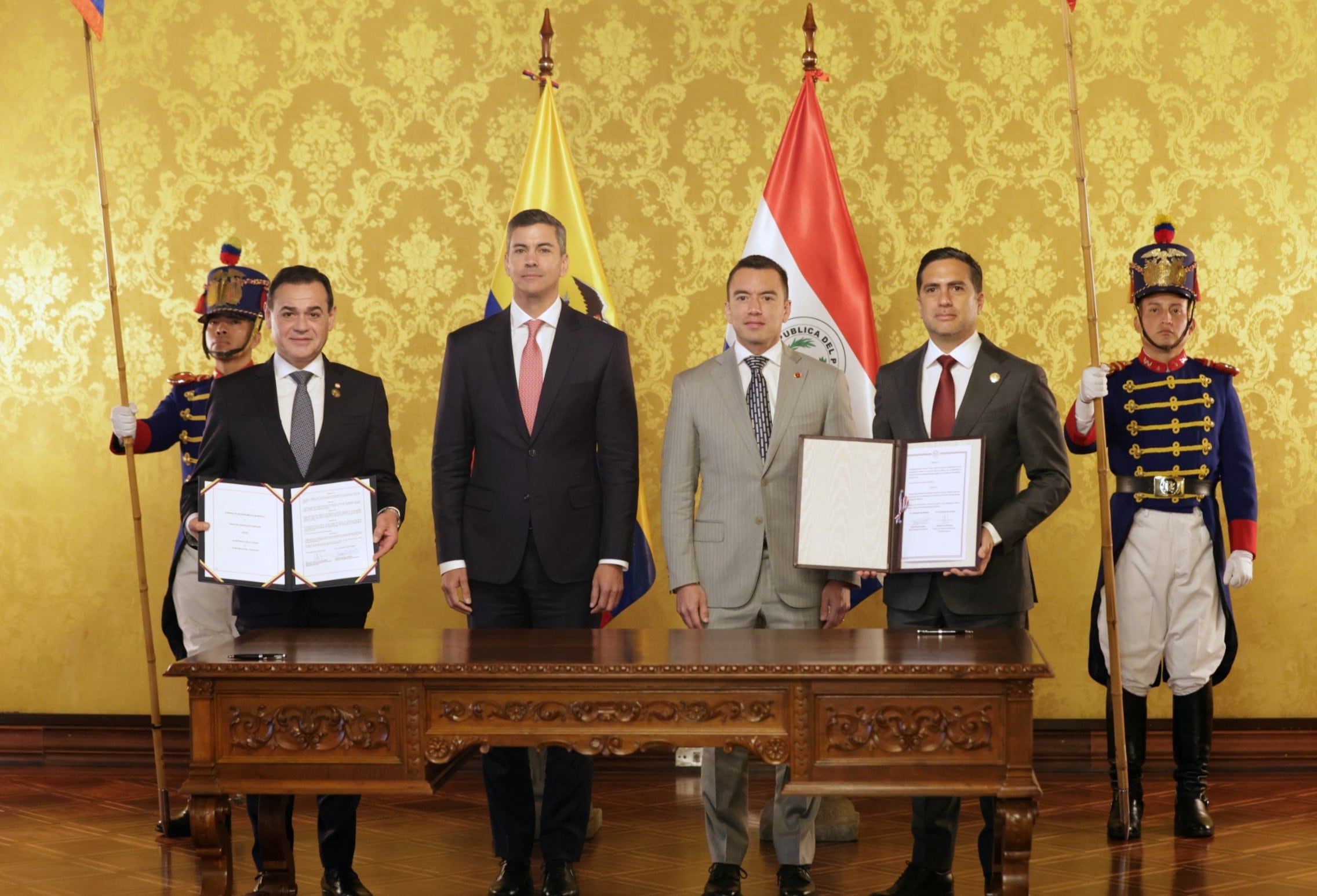 Ecuador y Paraguay suscribieron una Declaración Conjunta