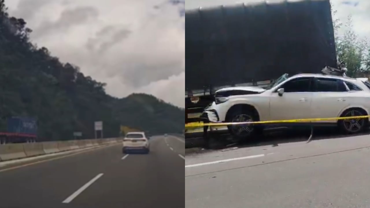 El accidente en la vía Bogotá-Girardot.