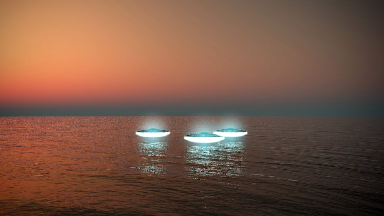 Imagen de referencia, no corresponde al caso en mención. Ilustración de ovnis/Getty Images