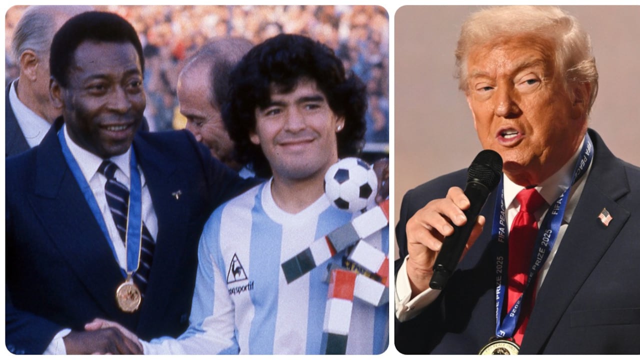 Pelé, Maradona y Donald Trump