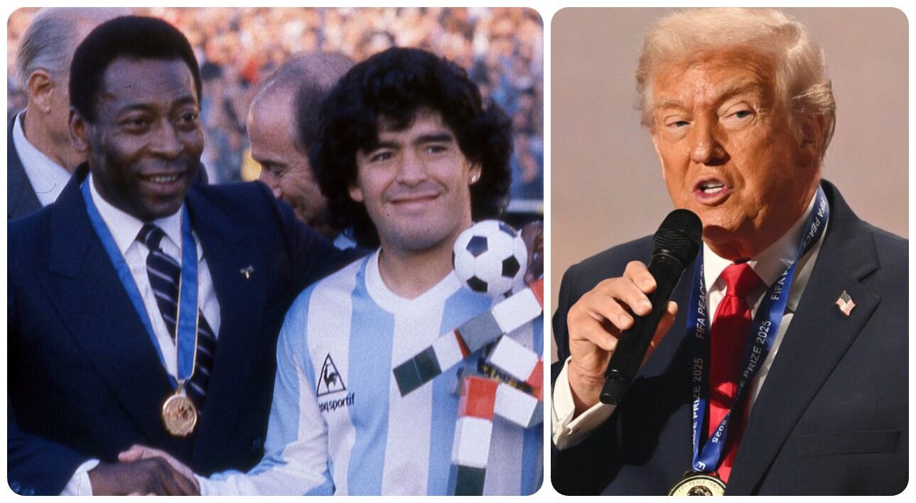 Pelé, Maradona y Donald Trump