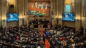 Bogotá. Septiembre 24 de 2025. Las comisiones económicas conjuntas realizan la votación de las ponencias del Presupuesto General de la Nación para 2026. (Colprensa - Catalina Olaya)