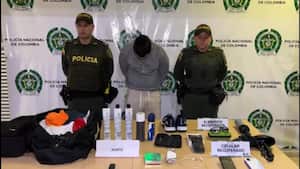 El hombre fue capturado en el barrio El Tejar.