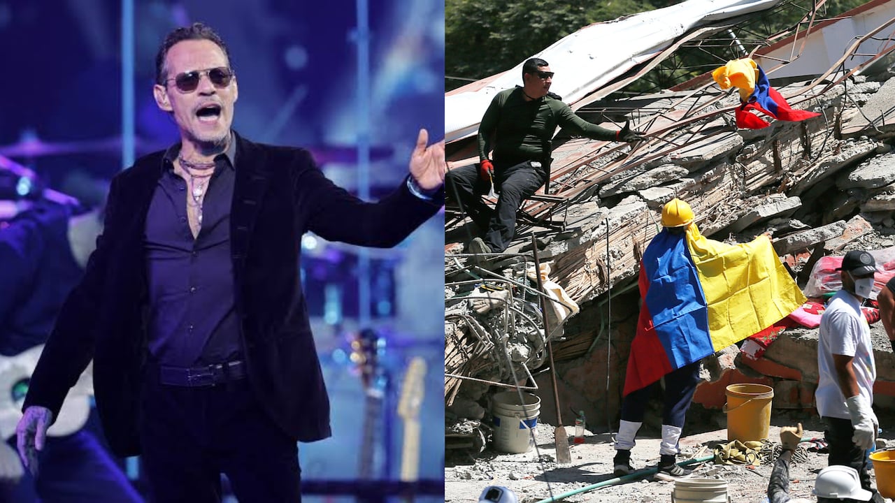 Marc Anthony convoca a la solidaridad con Colombia tras la tragedia sísmica.