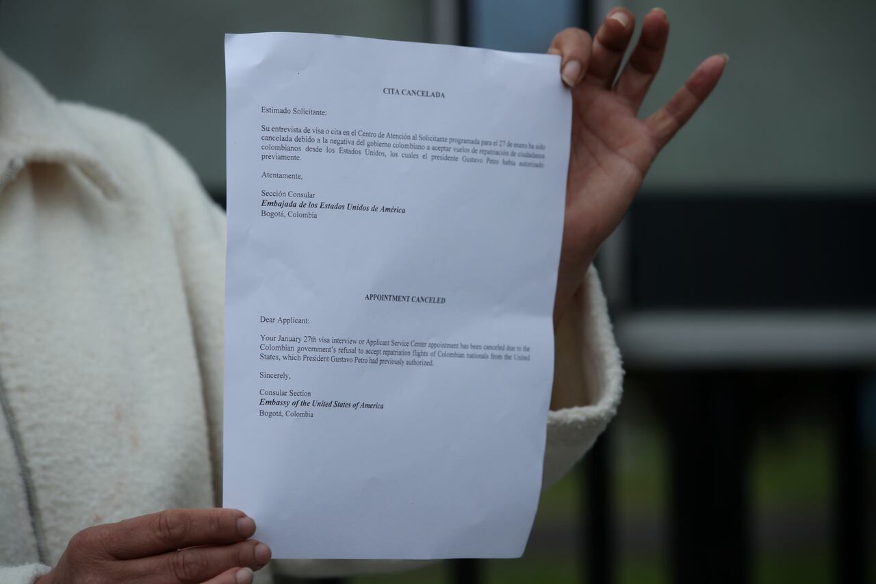 Embajada de Estados Unidos en Colombia
sección de visas, filas para solicitar visa americana