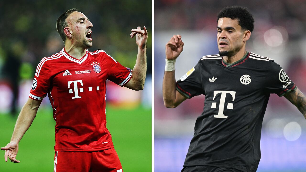 ¿Cómo Franck Ribery? Director deportivo del Bayern Múnich mencionó similitud de Luis Díaz con el exjugador francés.