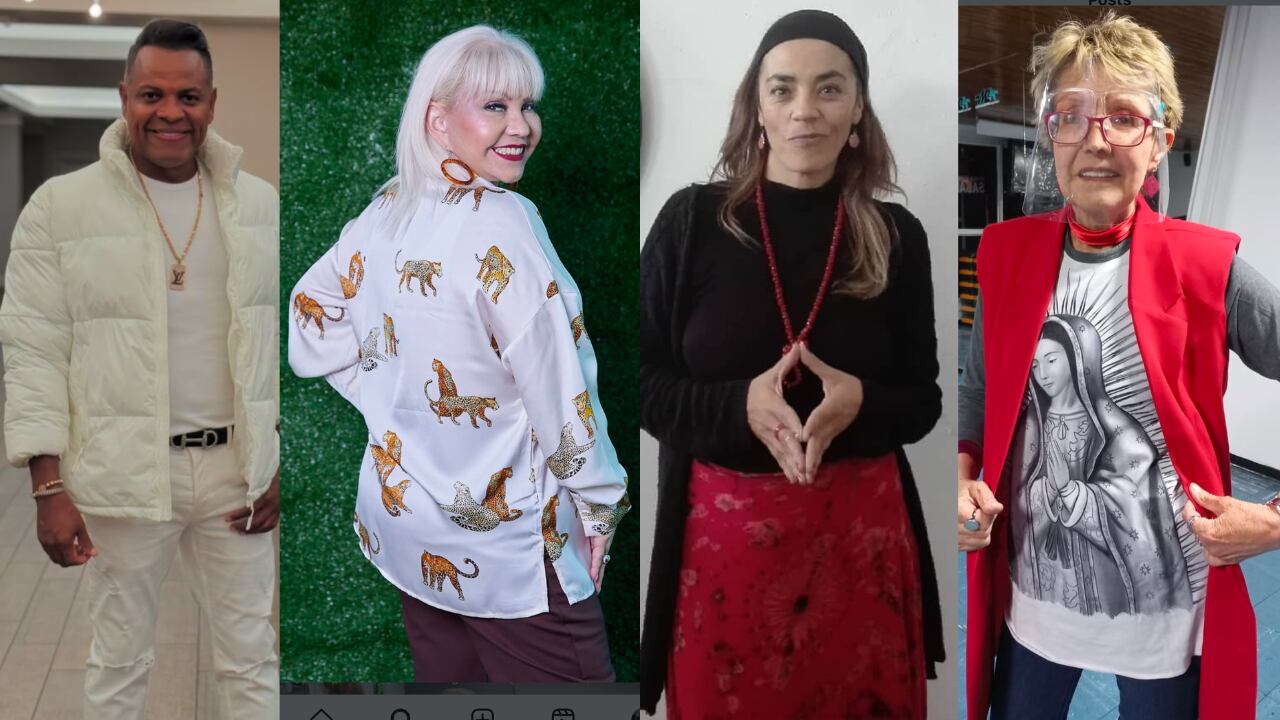 Omar Geles, La Gorda Fabiola, Sandra Reyes y Margalida Castro.