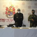 Material de guerra incautado por el Ejército