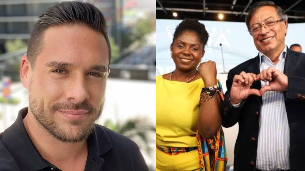 Sebastián Caicedo y su reacción al momento viral entre Gustavo Petro y Francia Márquez.