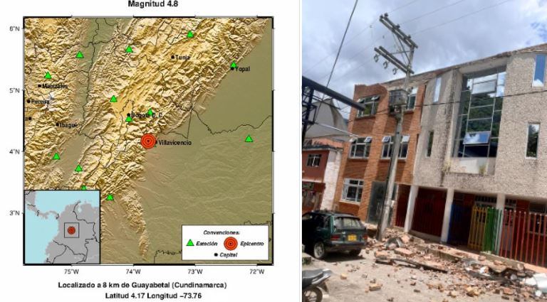 Nuevo temblor en Colombia este jueves 17 de agosto