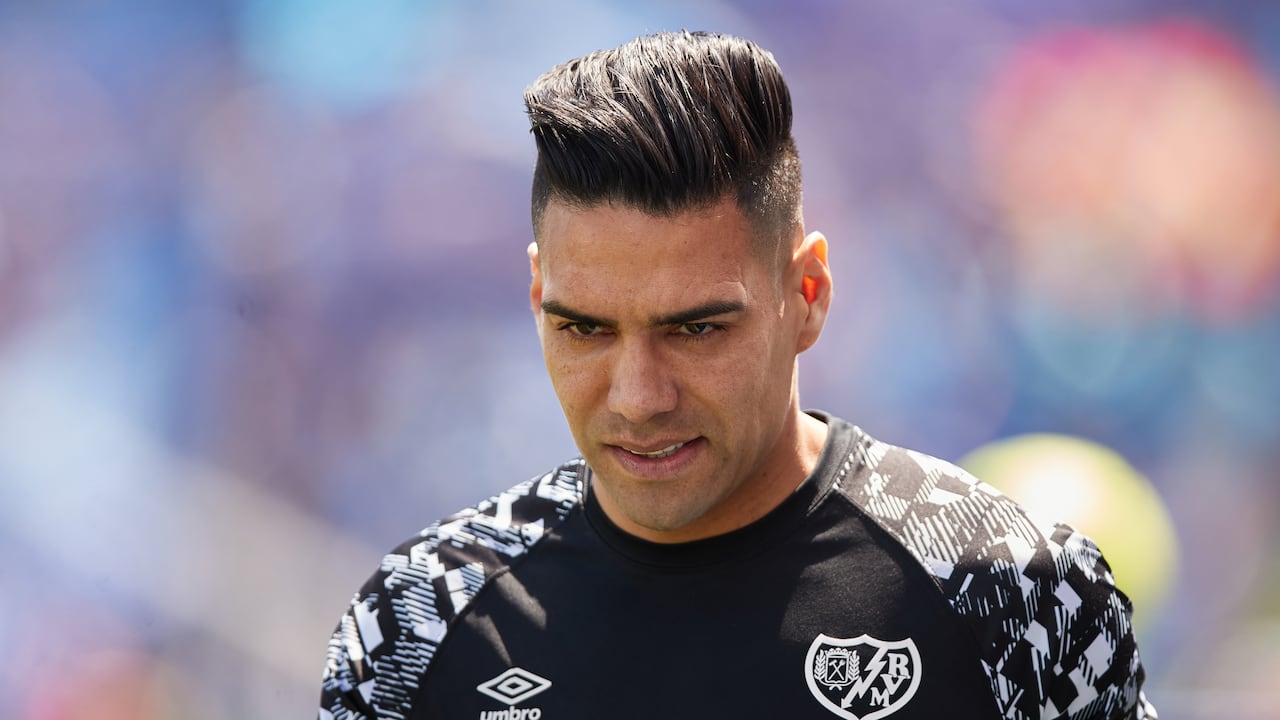 Falcao García, delantero colombiano del Rayo Vallecano.