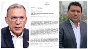 Roy Barreras, su hijo, Roy Alejandro Barreras, y la carta del gobierno de Abelardo De La Espriella.