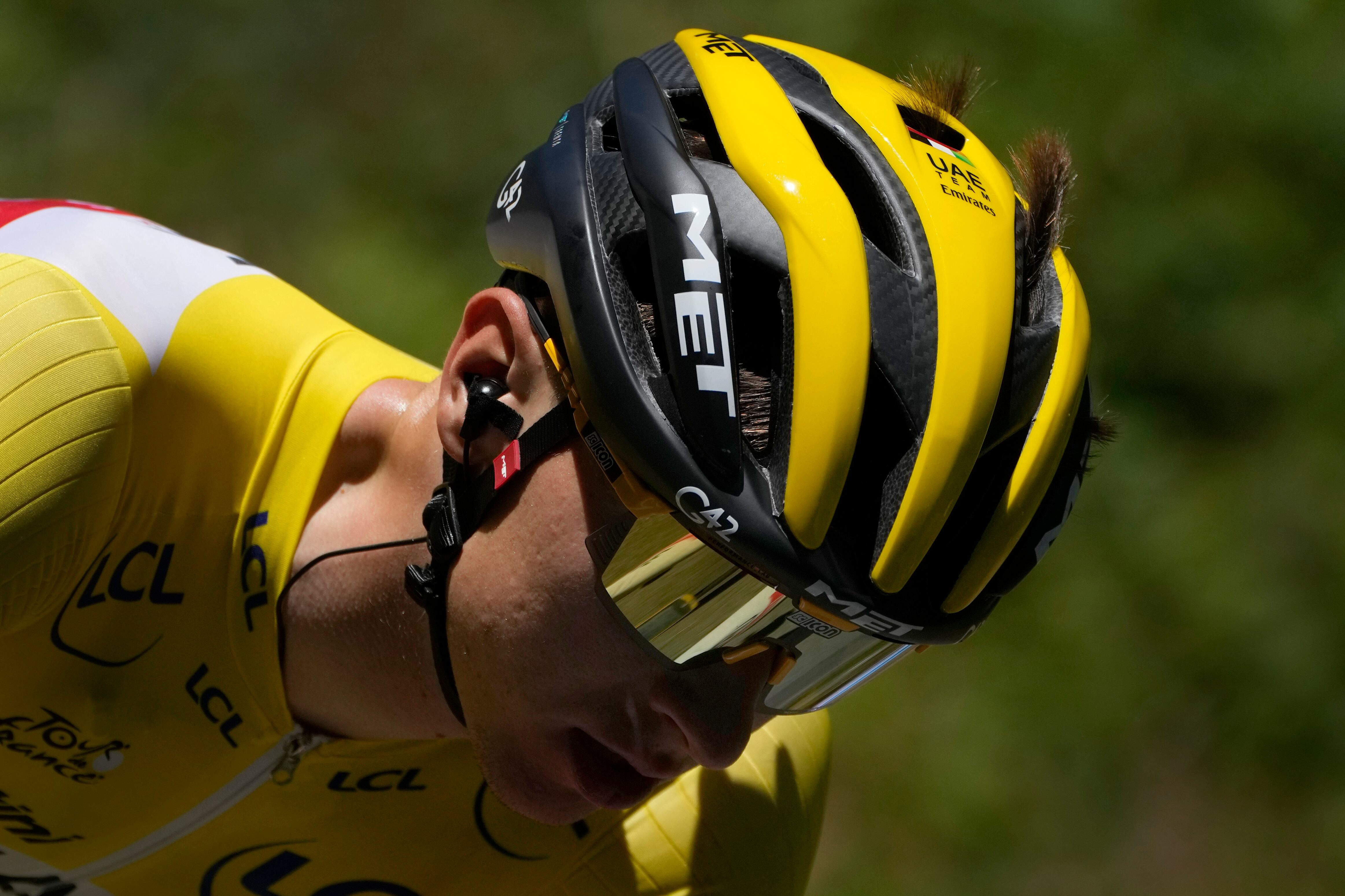 El ciclista esloveno Tadej Pogacar.