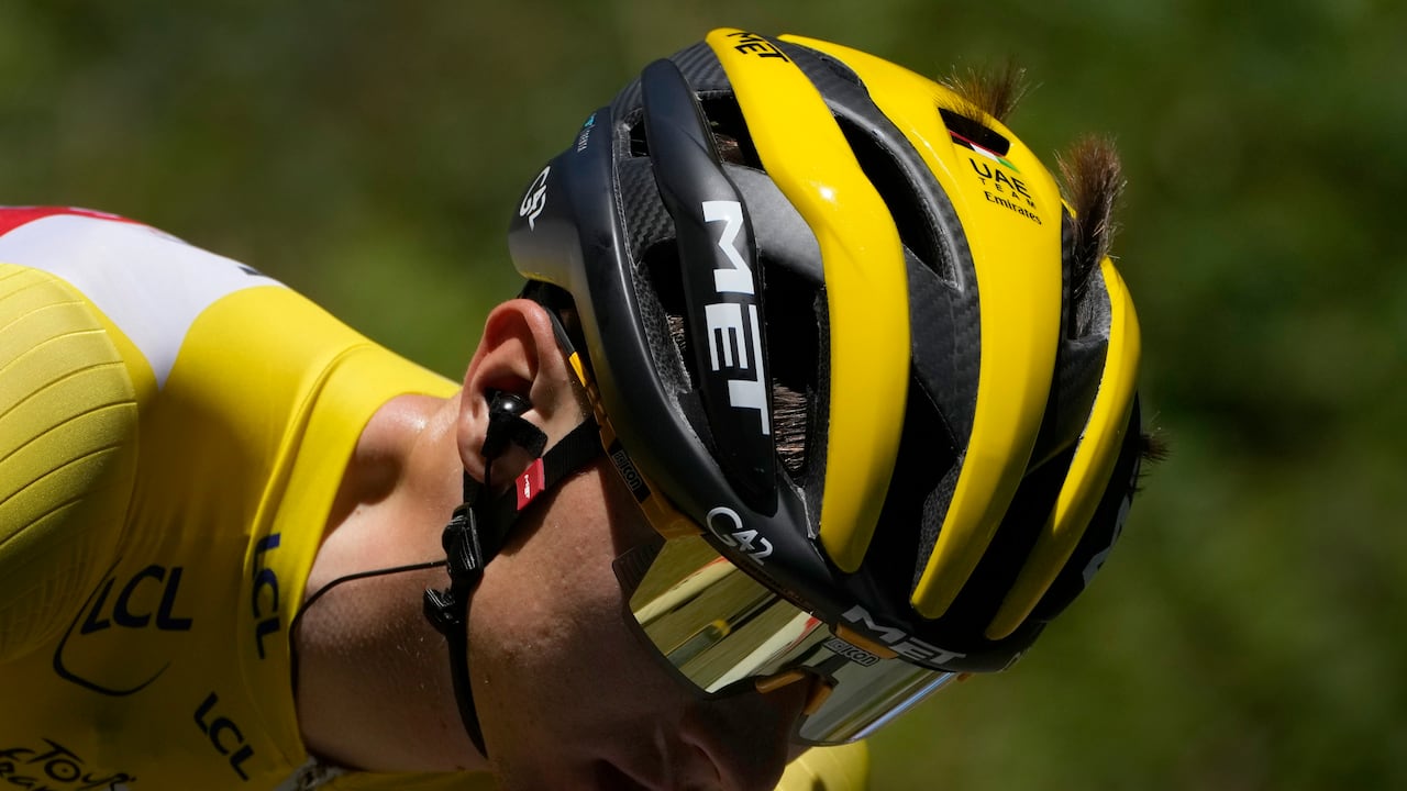 El ciclista esloveno Tadej Pogacar.