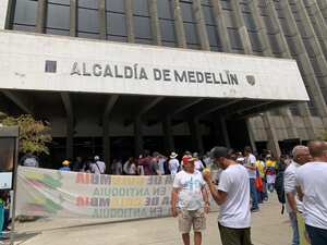 Los ciudadanos se retiraron del sitio después de dialogar con los integrantes de la Policía