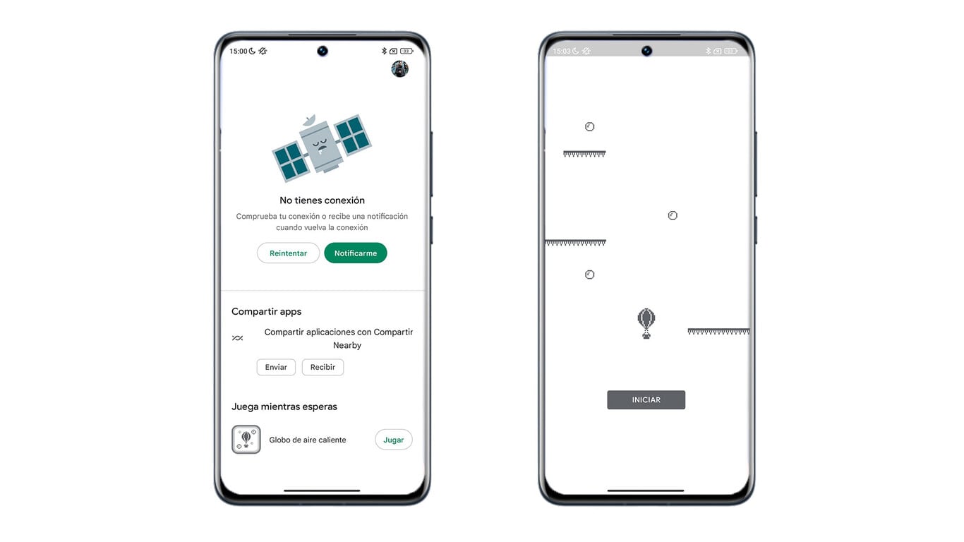 Videojuego en la Play Store.
