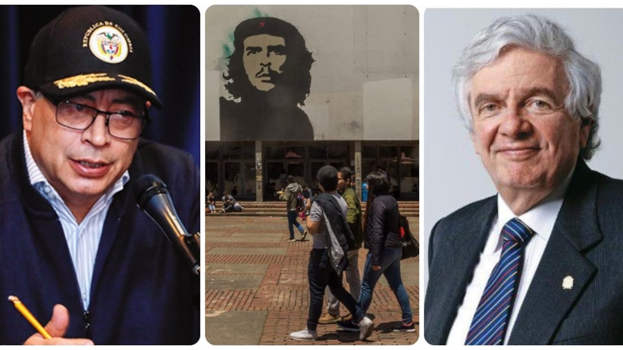 Gustavo Petro, Moisés Wasserman y la Universidad Nacional.