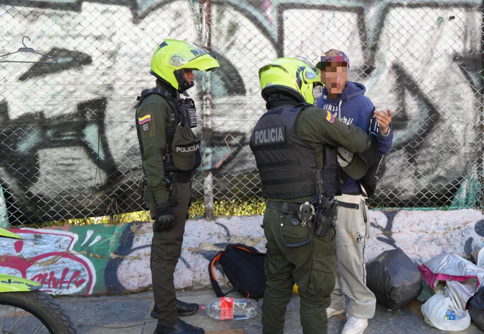 Operativos en Bogotá.