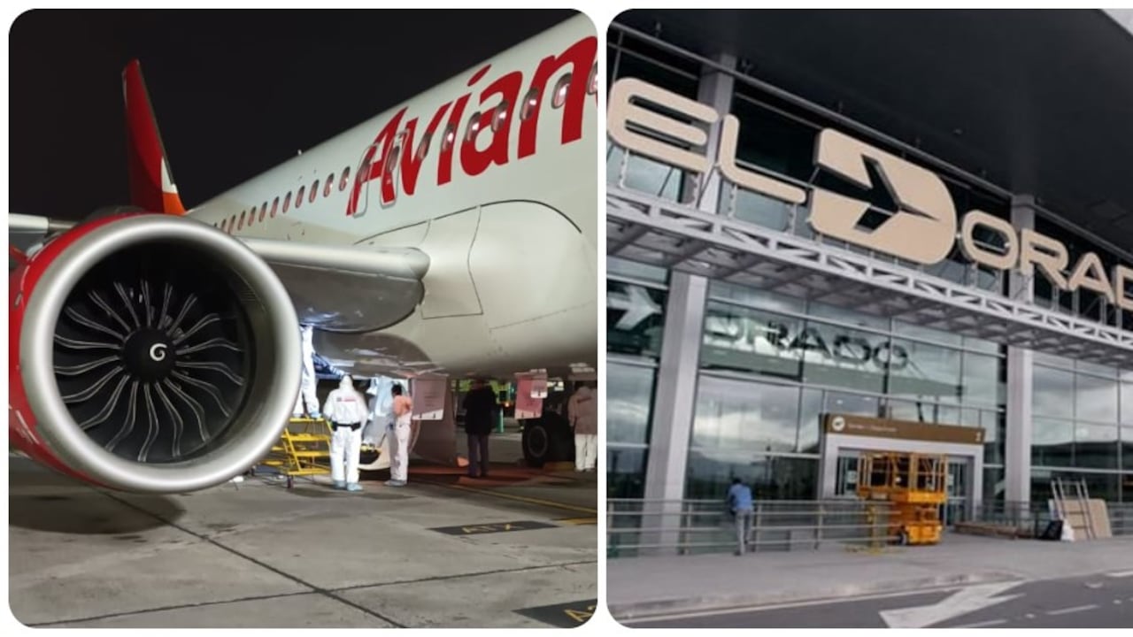 El CTI de la Fiscalía adelantó el levantamiento de los cuerpos en el aeropuerto El Dorado en Bogotá.