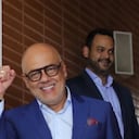 Jorge Rodríguez, presidente de la Asamblea Nacional de Venezuela, festejó la salida de Juan Guaidó