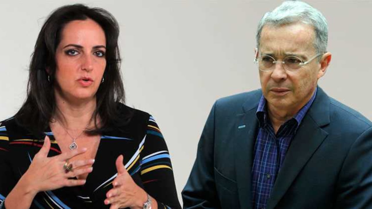 María Fernanda Cabal y Álvaro Uribe.