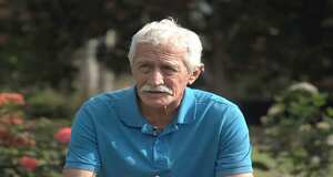 Alejandro Llinás, en la entrevista con SEMANA, en la Sierra Nevada de Santa Marta.