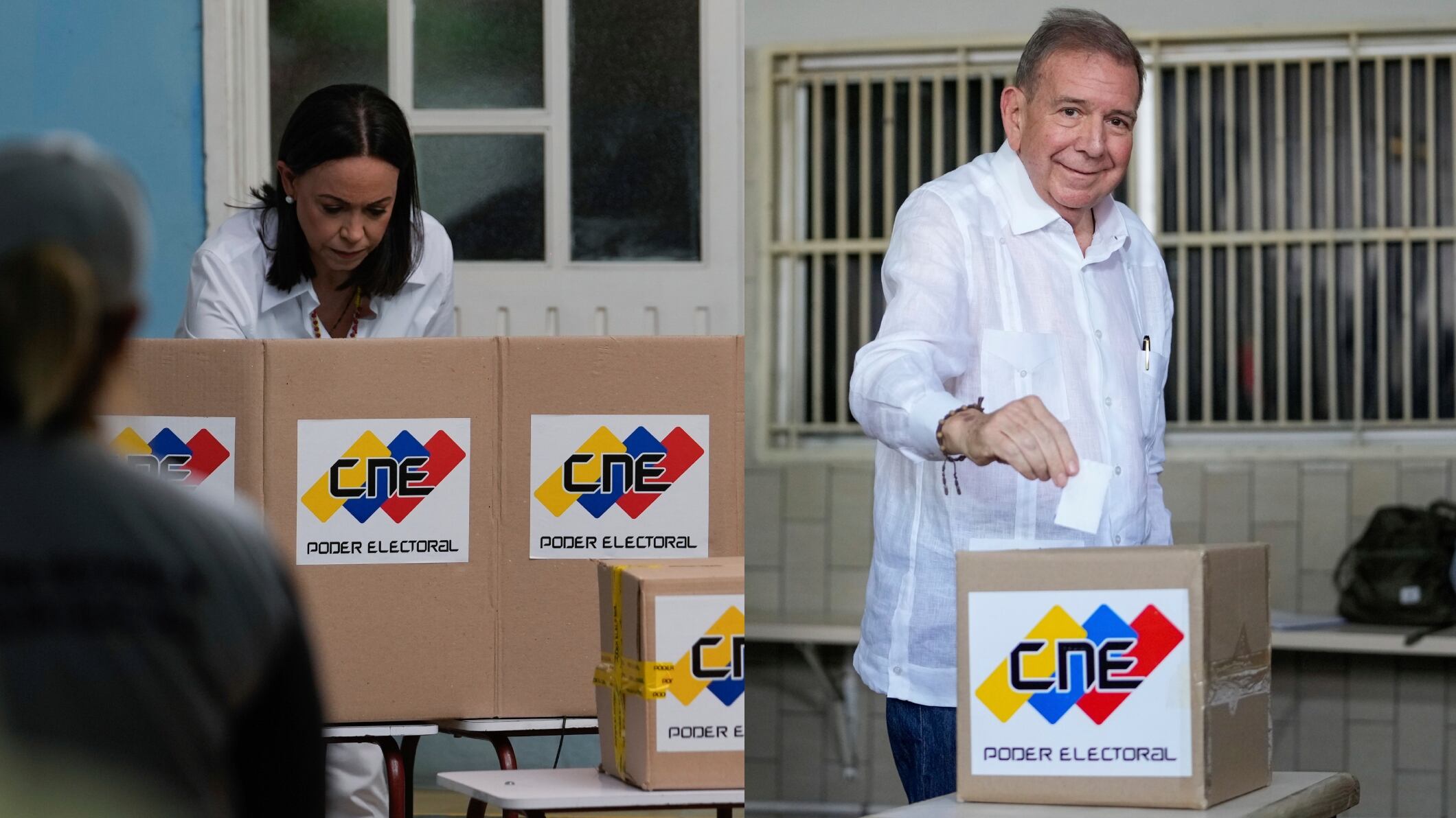 María Corina Machado y Edmundo González