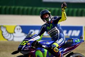 Valentino Rossi, motociclista italiano.