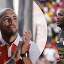 Las palabras de Hugo Rodallega (der.) tras alcanzar con 77 goles a Omar Pérez en Santa Fe.