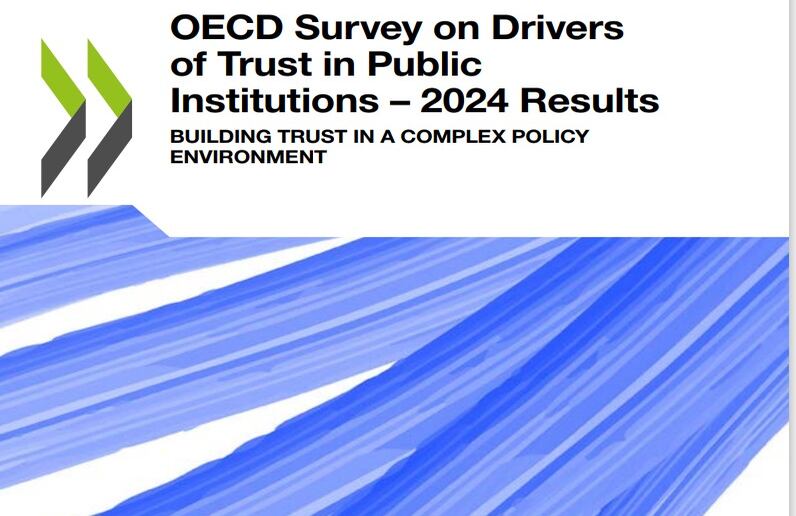 Estudio de la Ocde sobre confianza en instituciones
