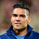 Radamel Falcao during La Liga match between Rayo Vallecano de Madrid and Getafe CF at Estadio de Vallecas on October 14, 2022 in Madrid, Spain. (Photo by Rubén de la Fuente Pérez/NurPhoto via Getty Images)