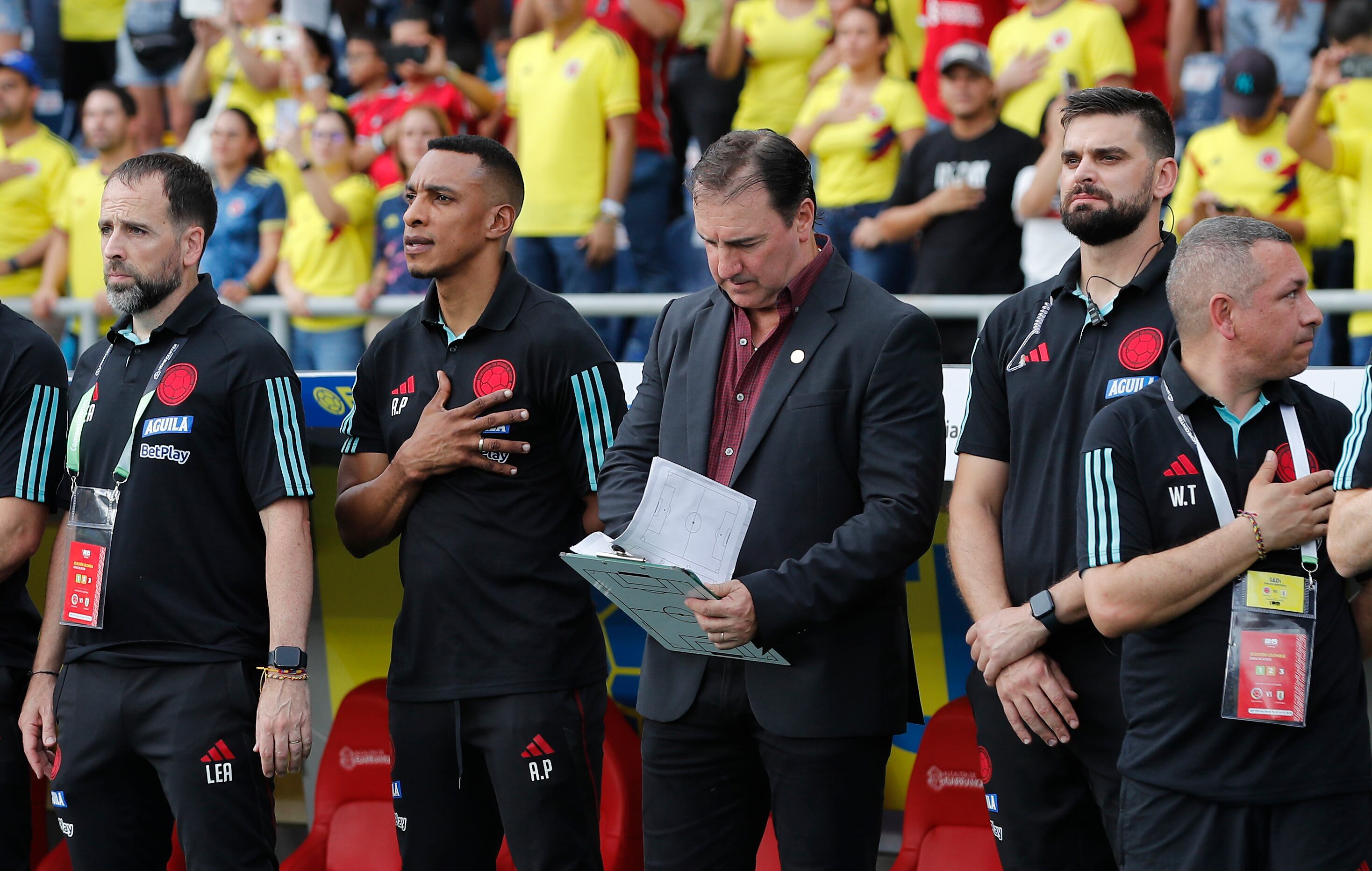Néstor Lorenzo  Director Técnico de la Selección Colombia
Colombia vs Uruguay  empate 2-2 
Eliminatorias al Mundial 2026
Barranquilla estadio Metropolitano
Octubre 12 del 2023
Foto Guillermo Torres Reina / Semana