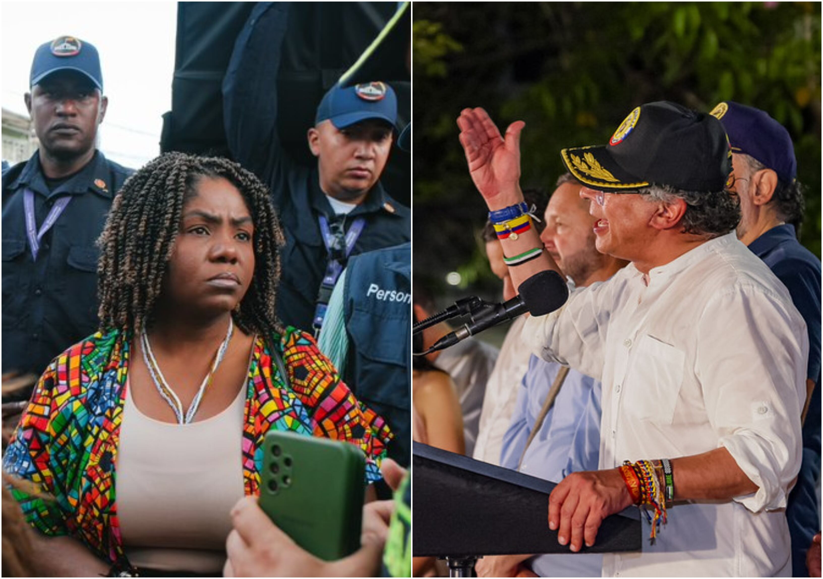 Francia Márquez y Gustavo Petro