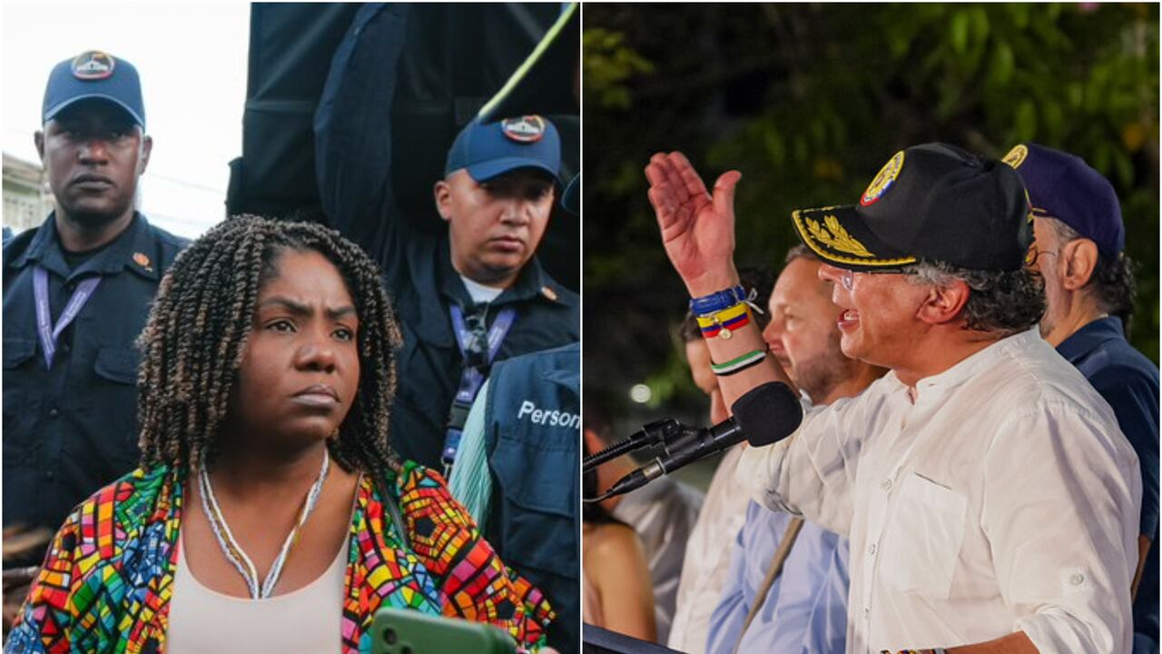 Francia Márquez y Gustavo Petro.