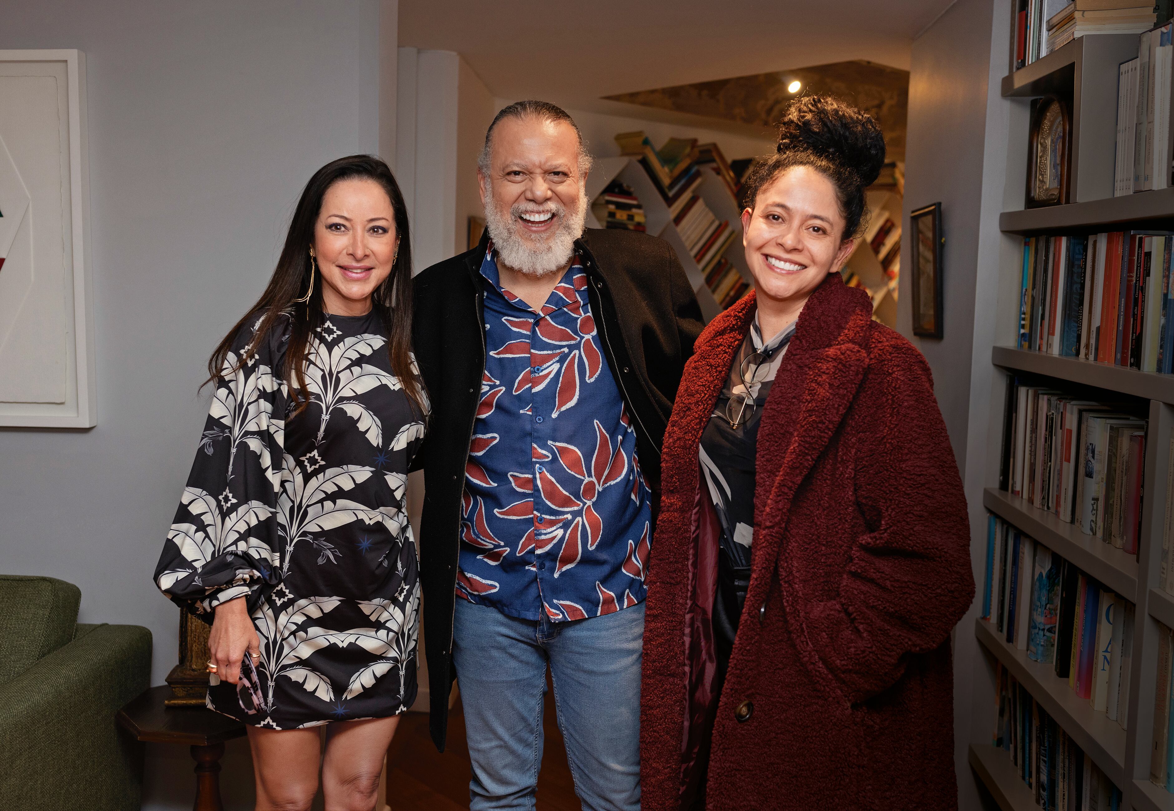 Flavia Dos Santos, Alberto Linero y Alcy Matallana.
