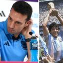 Messi y Maradona fueron capitanes en los últimos dos títulos mundiales de Argentina