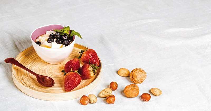 'Snacks' saludables para ingerir entre comidas.