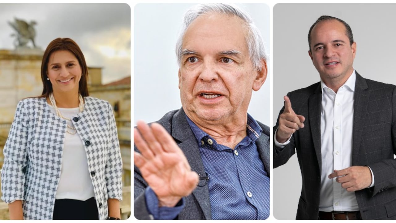 Paola Holguín, Ricardo Bonilla y Juan Espinal.